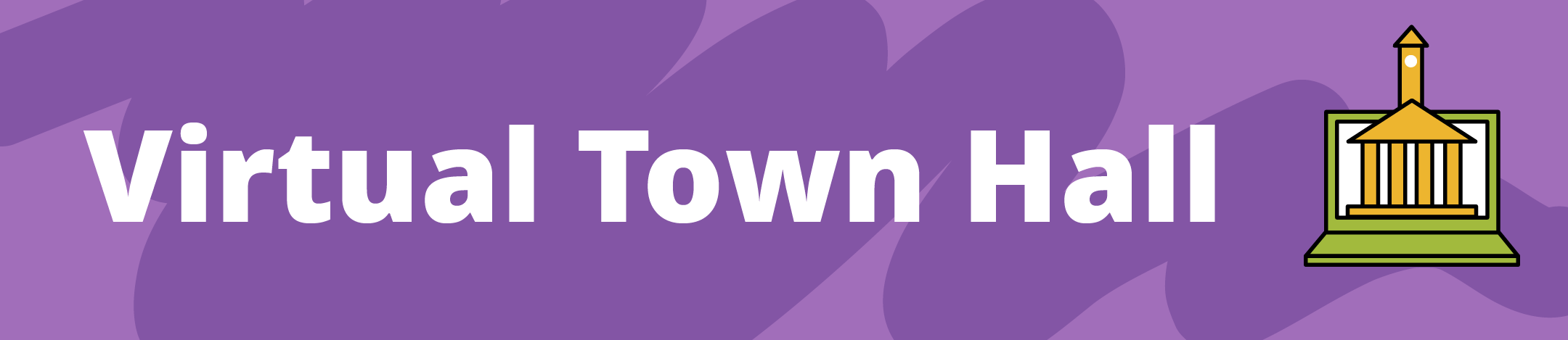 Virtual Town Hall Banner